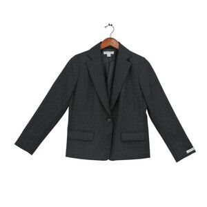 Pendleton Charcoal Gray Blazer ✨NWT✨ 8 Petite PF 601-28332